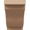 imageTimberthane Rough Cedar Faux Wood Copenhagen Knee Brace 3quotW x 6quotD x 6quotH Primed Tan5W x 8D x 8H