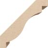 imageTimberthane Rough Cedar Faux Wood Copenhagen Knee Brace 3quotW x 6quotD x 6quotH Primed Tan5W x 8D x 8H