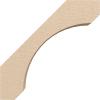 imageTimberthane Rough Cedar Faux Wood Legacy Knee Brace 3quotW x 8quotD x 8quotH Primed Tan3W x 12D x 12H