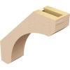 imageTimberthane Rough Cedar Faux Wood Legacy Knee Brace 3quotW x 8quotD x 8quotH Primed Tan3W x 12D x 12H