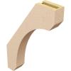 imageTimberthane Rough Cedar Faux Wood Legacy Knee Brace 3quotW x 8quotD x 8quotH Primed Tan3W x 16D x 22H