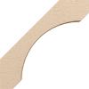 imageTimberthane Rough Cedar Faux Wood Legacy Knee Brace 3quotW x 8quotD x 8quotH Primed Tan3W x 18D x 18H