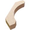 imageTimberthane Rough Cedar Faux Wood Legacy Knee Brace 3quotW x 8quotD x 8quotH Primed Tan3W x 18D x 18H