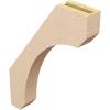 imageTimberthane Rough Cedar Faux Wood Legacy Knee Brace 3quotW x 8quotD x 8quotH Primed Tan3W x 18D x 24H