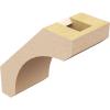imageTimberthane Rough Cedar Faux Wood Legacy Knee Brace 3quotW x 8quotD x 8quotH Primed Tan3W x 6D x 6H