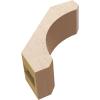 imageTimberthane Rough Cedar Faux Wood Legacy Knee Brace 3quotW x 8quotD x 8quotH Primed Tan3W x 8D x 8H