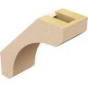 imageTimberthane Rough Cedar Faux Wood Legacy Knee Brace 3quotW x 8quotD x 8quotH Primed Tan3W x 8D x 8H