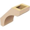 imageTimberthane Rough Cedar Faux Wood Legacy Knee Brace 3quotW x 8quotD x 8quotH Primed Tan5W x 10D x 10H