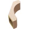 imageTimberthane Rough Cedar Faux Wood Legacy Knee Brace 3quotW x 8quotD x 8quotH Primed Tan5W x 12D x 16H