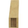 imageTimberthane Rough Cedar Faux Wood Legacy Knee Brace 3quotW x 8quotD x 8quotH Primed Tan5W x 12D x 16H