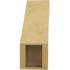 imageTimberthane Rough Cedar Faux Wood Legacy Knee Brace 3quotW x 8quotD x 8quotH Primed Tan5W x 14D x 14H