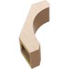 imageTimberthane Rough Cedar Faux Wood Legacy Knee Brace 3quotW x 8quotD x 8quotH Primed Tan5W x 14D x 18H
