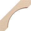 imageTimberthane Rough Cedar Faux Wood Legacy Knee Brace 3quotW x 8quotD x 8quotH Primed Tan5W x 16D x 16H