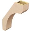 imageTimberthane Rough Cedar Faux Wood Legacy Knee Brace 3quotW x 8quotD x 8quotH Primed Tan5W x 18D x 24H