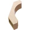 imageTimberthane Rough Cedar Faux Wood Legacy Knee Brace 3quotW x 8quotD x 8quotH Primed Tan5W x 18D x 24H