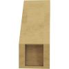 imageTimberthane Rough Cedar Faux Wood Legacy Knee Brace 3quotW x 8quotD x 8quotH Primed Tan5W x 8D x 12H