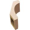 imageTimberthane Rough Cedar Faux Wood Legacy Knee Brace 3quotW x 8quotD x 8quotH Primed Tan5W x 8D x 12H