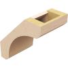 imageTimberthane Rough Cedar Faux Wood Legacy Knee Brace 3quotW x 8quotD x 8quotH Primed Tan5W x 8D x 8H