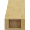 imageTimberthane Rough Cedar Faux Wood Legacy Knee Brace 3quotW x 8quotD x 8quotH Primed Tan5W x 8D x 8H