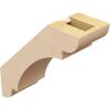 imageTimberthane Rough Cedar Faux Wood Olympic Knee Brace 3quotW x 12quotD x 12quotH Primed Tan3W x 8D x 8H
