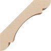 imageTimberthane Rough Cedar Faux Wood Olympic Knee Brace 3quotW x 12quotD x 12quotH Primed Tan3W x 8D x 8H