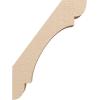 imageTimberthane Rough Cedar Faux Wood Olympic Knee Brace 3quotW x 12quotD x 12quotH Primed Tan5W x 18D x 24H