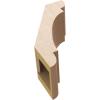 imageTimberthane Rough Cedar Faux Wood Olympic Knee Brace 3quotW x 12quotD x 12quotH Primed Tan5W x 8D x 12H