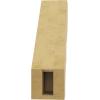 imageTimberthane Rough Cedar Faux Wood Ridgewood Knee Brace 3quotW x 10quotD x 14quotH Primed Tan3W x 10D x 10H