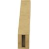 imageTimberthane Rough Cedar Faux Wood Ridgewood Knee Brace 3quotW x 10quotD x 14quotH Primed Tan3W x 10D x 14H
