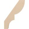 imageTimberthane Rough Cedar Faux Wood Ridgewood Knee Brace 3quotW x 10quotD x 14quotH Primed Tan3W x 10D x 14H