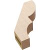 imageTimberthane Rough Cedar Faux Wood Ridgewood Knee Brace 3quotW x 10quotD x 14quotH Primed Tan3W x 12D x 16H