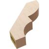 imageTimberthane Rough Cedar Faux Wood Ridgewood Knee Brace 3quotW x 10quotD x 14quotH Primed Tan3W x 14D x 14H