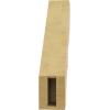 imageTimberthane Rough Cedar Faux Wood Ridgewood Knee Brace 3quotW x 10quotD x 14quotH Primed Tan3W x 14D x 14H