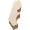 imageTimberthane Rough Cedar Faux Wood Ridgewood Knee Brace 3quotW x 10quotD x 14quotH Primed Tan3W x 16D x 22H