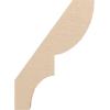 imageTimberthane Rough Cedar Faux Wood Ridgewood Knee Brace 3quotW x 10quotD x 14quotH Primed Tan3W x 16D x 22H