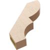 imageTimberthane Rough Cedar Faux Wood Ridgewood Knee Brace 3quotW x 10quotD x 14quotH Primed Tan3W x 18D x 18H