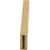 imageTimberthane Rough Cedar Faux Wood Ridgewood Knee Brace 3quotW x 10quotD x 14quotH Primed Tan3W x 18D x 24H