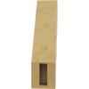 imageTimberthane Rough Cedar Faux Wood Ridgewood Knee Brace 3quotW x 10quotD x 14quotH Primed Tan3W x 8D x 12H