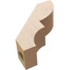imageTimberthane Rough Cedar Faux Wood Ridgewood Knee Brace 3quotW x 10quotD x 14quotH Primed Tan3W x 8D x 8H