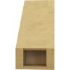 imageTimberthane Rough Cedar Faux Wood Ridgewood Knee Brace 3quotW x 10quotD x 14quotH Primed Tan5W x 10D x 10H