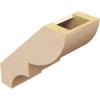imageTimberthane Rough Cedar Faux Wood Ridgewood Knee Brace 3quotW x 10quotD x 14quotH Primed Tan5W x 10D x 10H