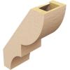 imageTimberthane Rough Cedar Faux Wood Ridgewood Knee Brace 3quotW x 10quotD x 14quotH Primed Tan5W x 10D x 14H