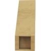 imageTimberthane Rough Cedar Faux Wood Ridgewood Knee Brace 3quotW x 10quotD x 14quotH Primed Tan5W x 10D x 14H