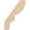 imageTimberthane Rough Cedar Faux Wood Ridgewood Knee Brace 3quotW x 10quotD x 14quotH Primed Tan5W x 10D x 14H