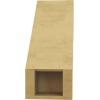 imageTimberthane Rough Cedar Faux Wood Ridgewood Knee Brace 3quotW x 10quotD x 14quotH Primed Tan5W x 12D x 12H
