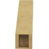 imageTimberthane Rough Cedar Faux Wood Ridgewood Knee Brace 3quotW x 10quotD x 14quotH Primed Tan5W x 12D x 16H