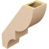 imageTimberthane Rough Cedar Faux Wood Ridgewood Knee Brace 3quotW x 10quotD x 14quotH Primed Tan5W x 12D x 16H