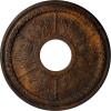 image13 78quotOD x 3 34quotID x 1 14quotP Tirana Ceiling Medallion Fits Canopies up to 4 34quotRust Metallic Series