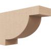 image2quotW x 4quotD x 4quotH Classic Alpine Rough Cedar Woodgrain TimberThane Corbel Primed Tan3in W x 9in D x 6in H
