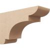 image2quotW x 6quotD x 4quotH Classic New Brighton Rough Cedar Woodgrain TimberThane Corbel Primed Tan12in W x 36in D x 24in H